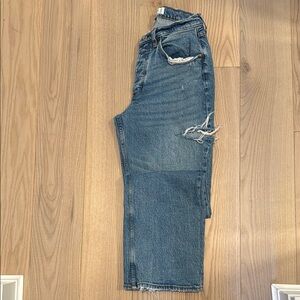 Abercrombie & Fitch Light Blue Baggy Jeans
